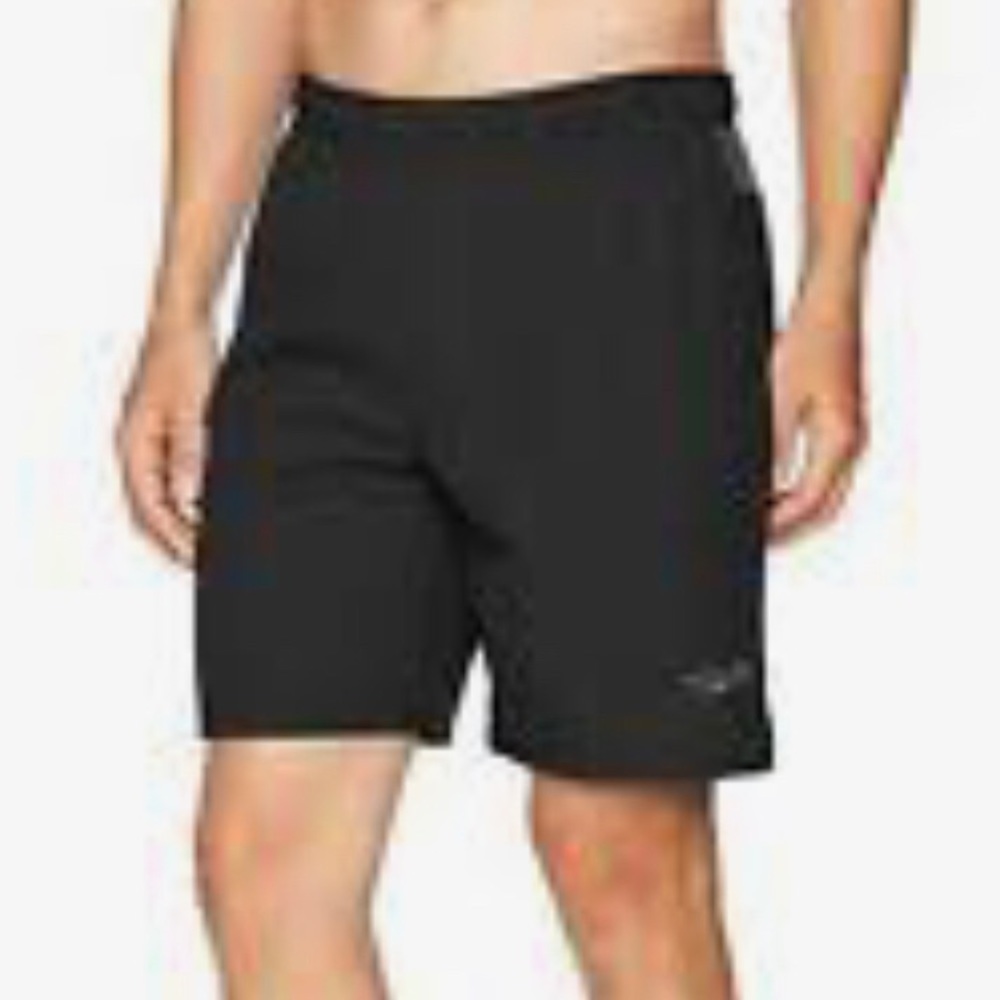 NWT Speedo Mens Swim Trunks Black/Gray Size M